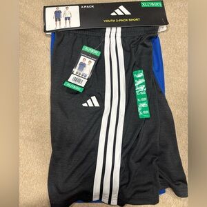 NWT boys 2 pack Adidas shorts